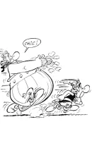 Asterix en obelix kleurplaat 5